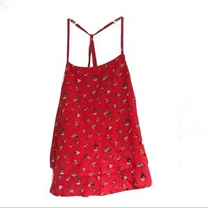 🌈Spaghetti Strap Floral Tank Top - F21